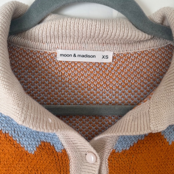 Moon + Madison | Colourful Knit Cardigan | Size XS - Picture 4 of 7